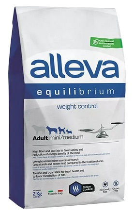 Аллева Эквилибриум для собак мелких и средних пород для контроля веса