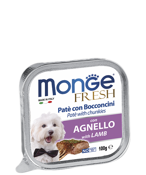 Monge Dog Fresh консервы для собак ягненок