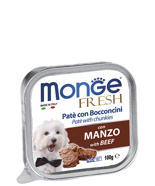 Monge Dog Fresh консервы для собак говядина
