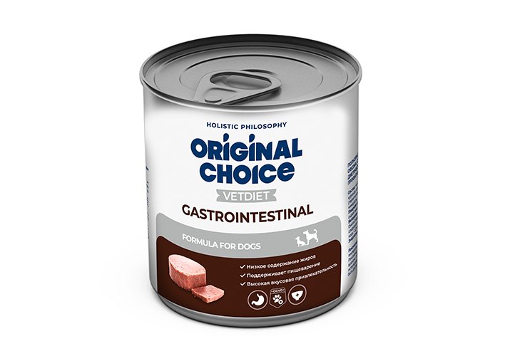 Original Choice Vetdiet Gastrointestinal для собак профилактика болезней ЖКТ