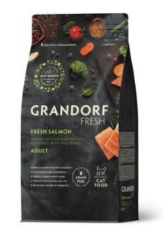 GRANDORF Fresh Cat ADULT Salmon&Sweet Potato (Свежее филе лосося с бататом для кошек)