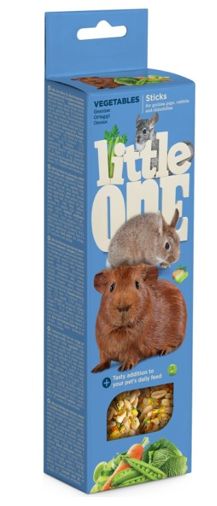 LITTLE ONE Палочки для морских свинок, кроликов и шиншилл с овощами