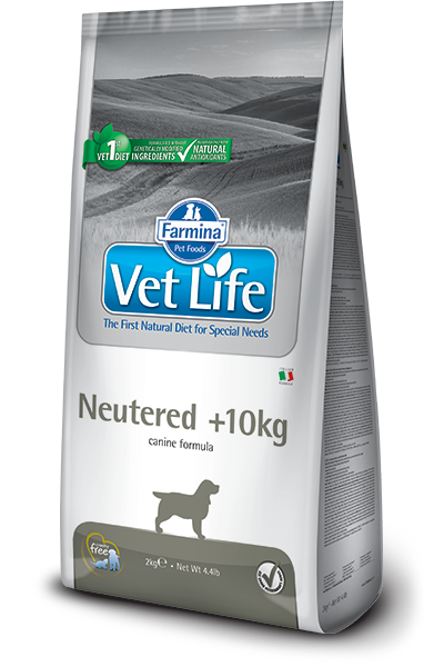 Farmina (Фармина) Vet Life Neutered DOG, для стерилизованных собак весом БОЛЕЕ 10 кг
