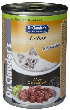 Д-р Клаудер для кошек с печенью (консерва)