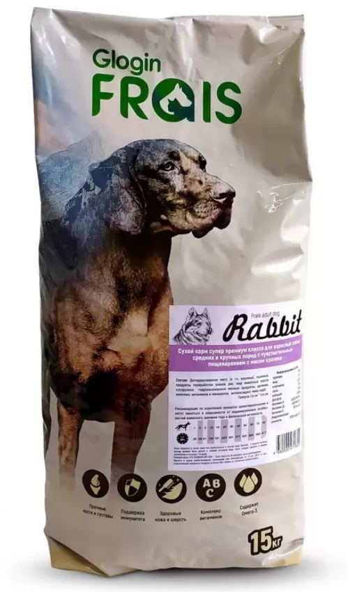 FRAIS SIGNATURE ADULT DOG RABBIT Сухой корм для взрослых собак с мясом кролика