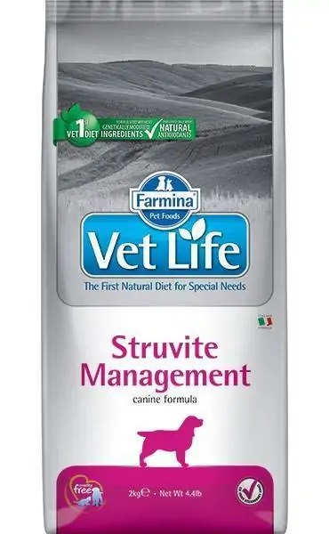 Farmina Vet Life Struvite Management, диетическое питание для собак, профилактика МКБ