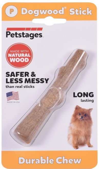 Petstages игрушка для собак Dogwood палочка деревянная 10 см очень маленькая