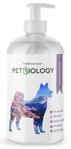 PETBIOLOGY Жидкое мыло для лап для собак, Япония
