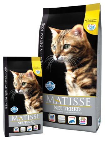 Farmina Matisse для стерилизованных кошек и кастрированных котов