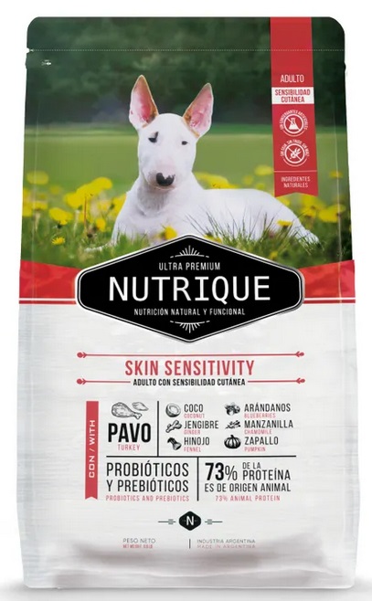 Виталкан Nutrique Dog Skin Sensivity. Сухой корм собак с чувствительной кожей