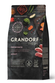 GRANDORF Fresh Cat ADULT Duck&Sweet Potato (Свежее мясо утки с бататом для кошек)