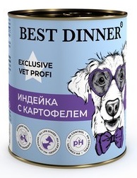 Бэст Диннер VET PROFI консервы диета для собак Urinary 