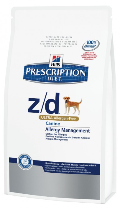 Сухой корм для собак при пищевой аллергии HPDCanine Z/D Ultra