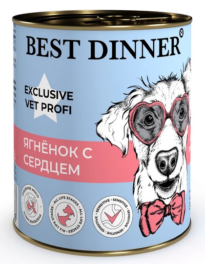 Бэст Диннер VET PROFI консервы диета для собак Gastro Intestinal 