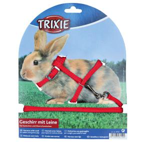 TRIXIE шлейка для грызунов  8мм *1,2 м (кролик)