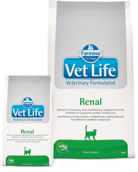 Farmina (Фармина) Vet Life Renal, диетическое питание для кошек при заболеваниях почек