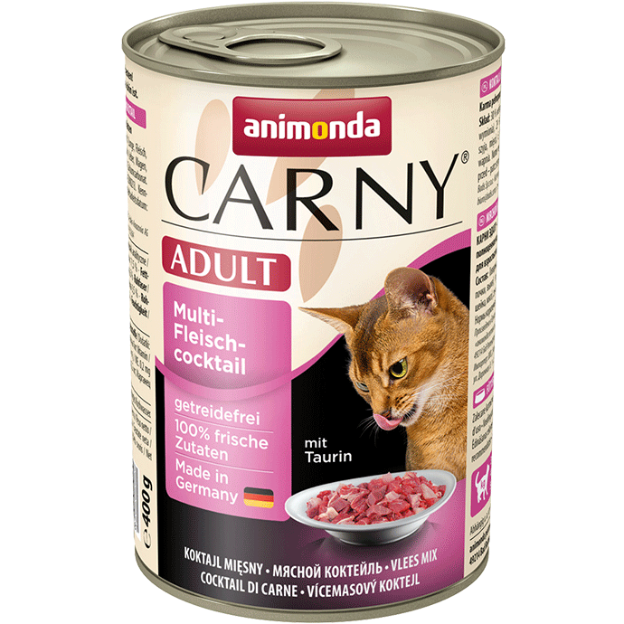 Animonda. Консервы, CARNY ADULT коктейль из разных сортов мяса для взрослых кошек