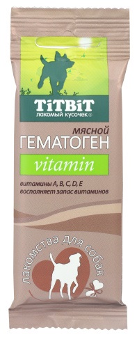 ТитБит Гематоген мясной vitamin