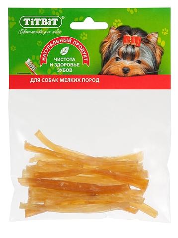 Лакомство для собак Titbit Сухожилие говяжьи (соломка )- мягкая упаковка