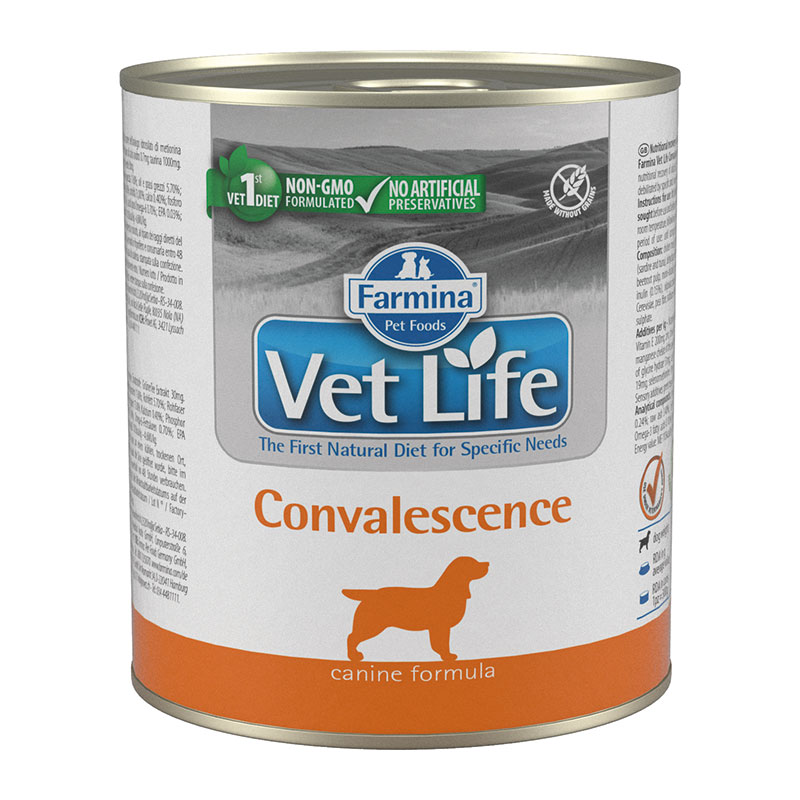 Farmina Vet Life Convalescence, питание для собак в период восстановления, конс. 300 г