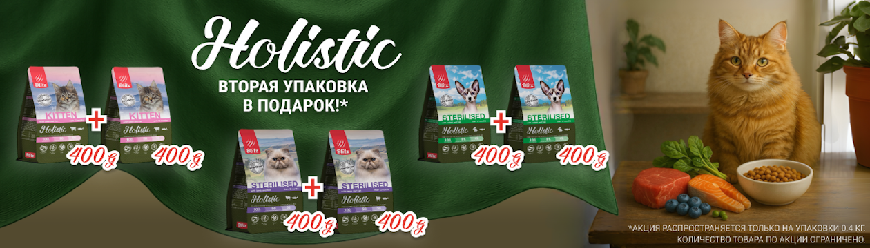 Blitz Holistic. Вторая упаковка в подарок